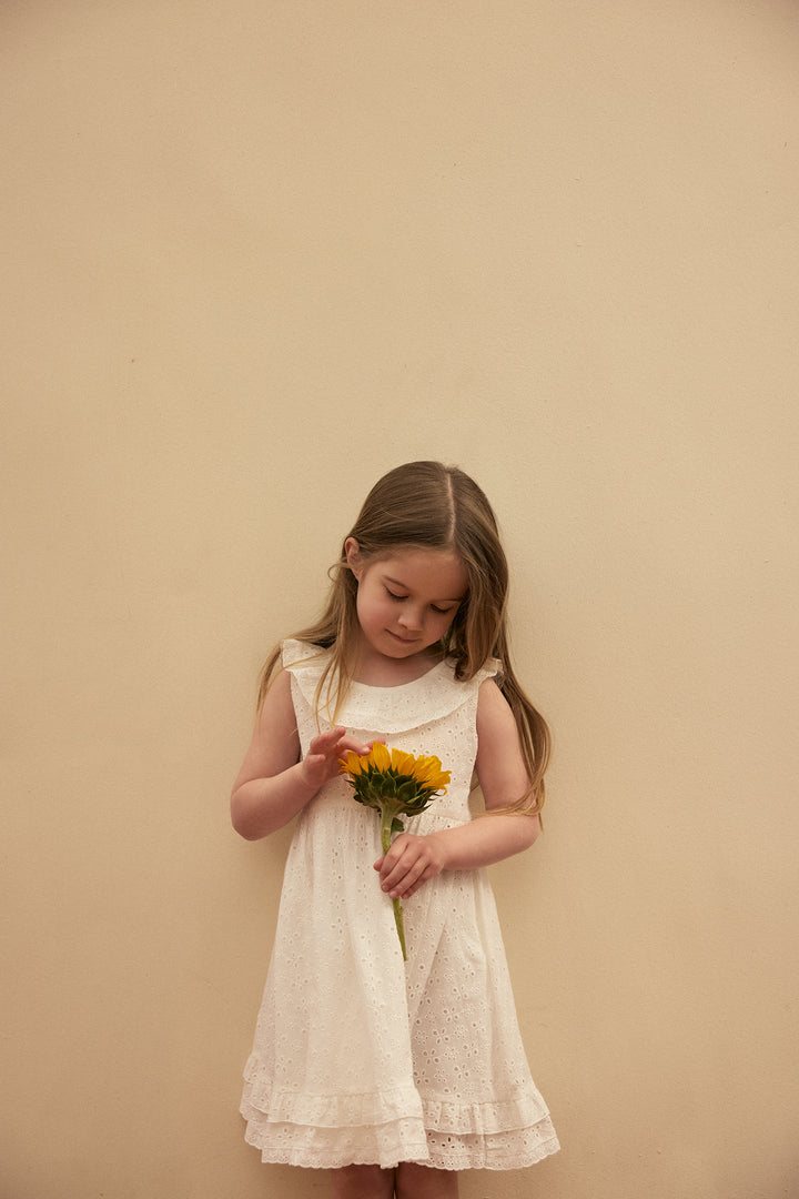 eyelet dress (white)