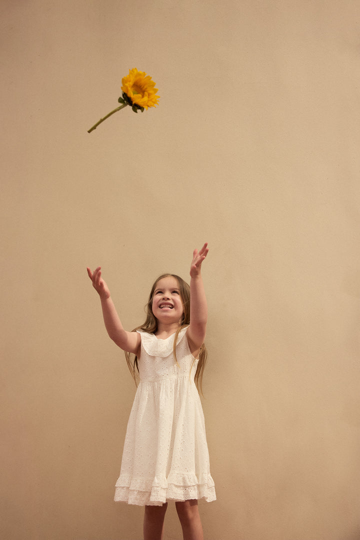 eyelet dress (white)