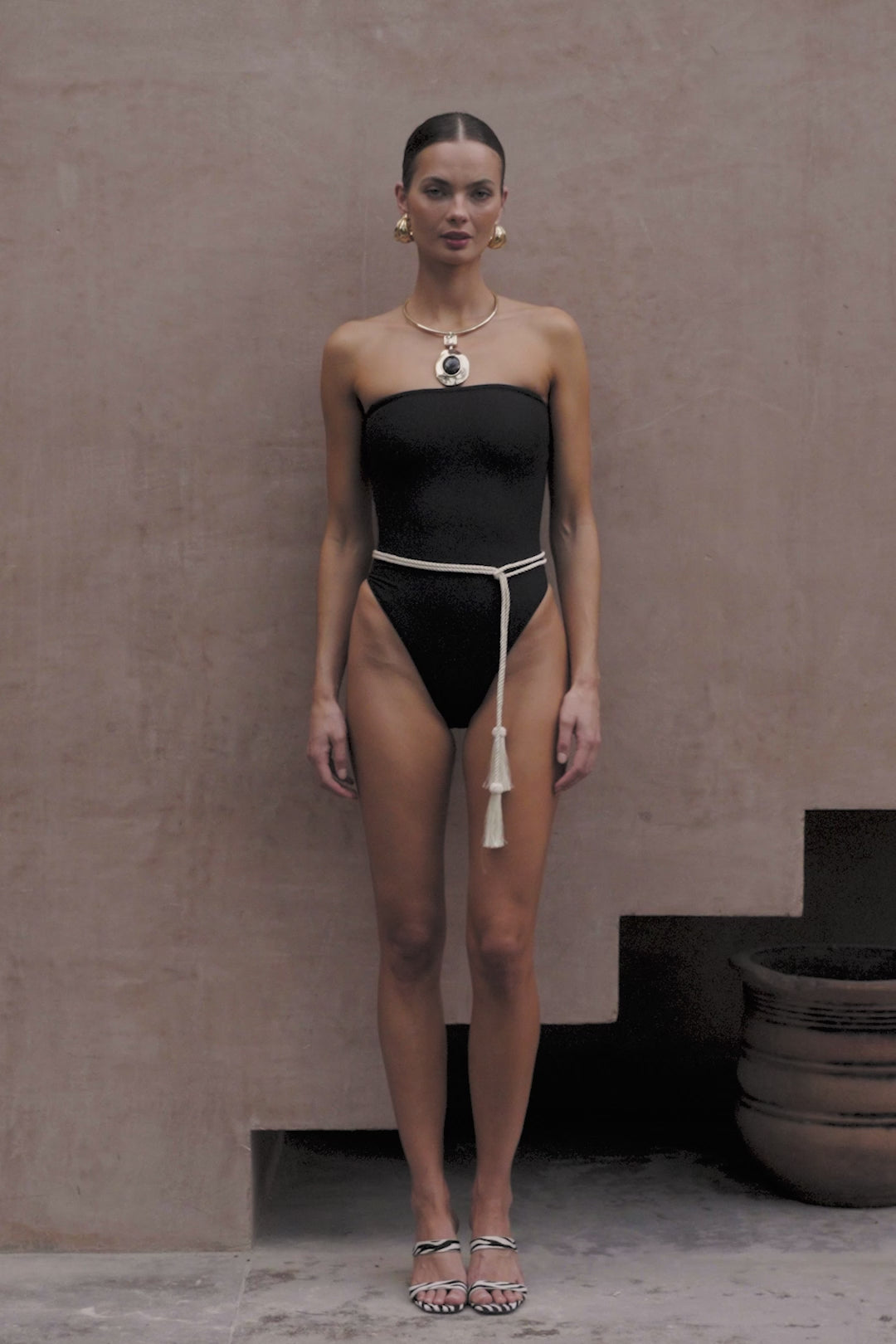 Tassel Rope Belt (Cream)