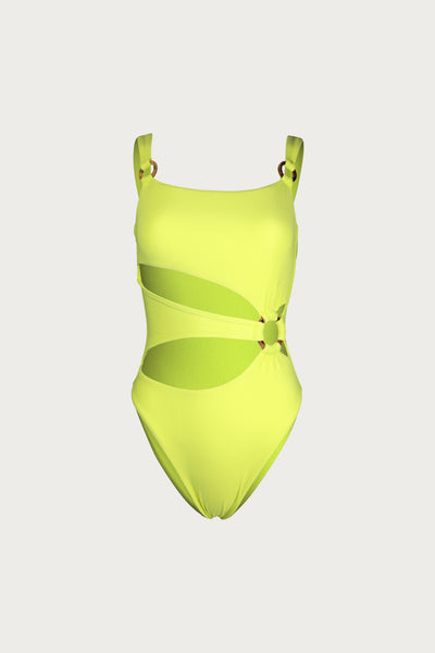 Hunter One Piece (Faux Suede Citron)