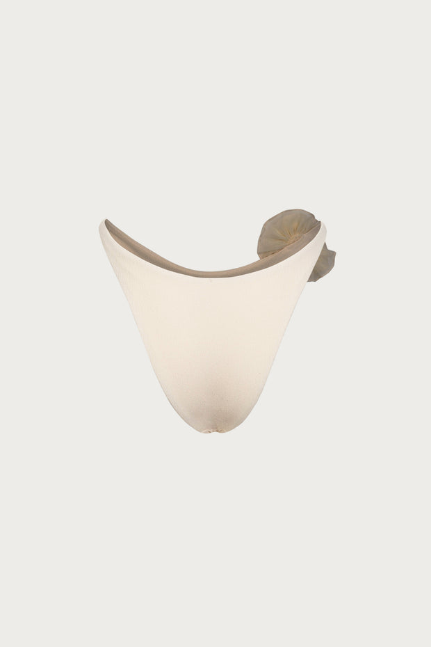 Rose 90s Bottom (Faux Suede Cream/Cream)