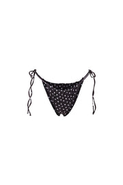 Kate String Bottom (Black White Polka Dot)