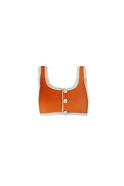 The Grace Tank (Ribbed Penny/Cream)
