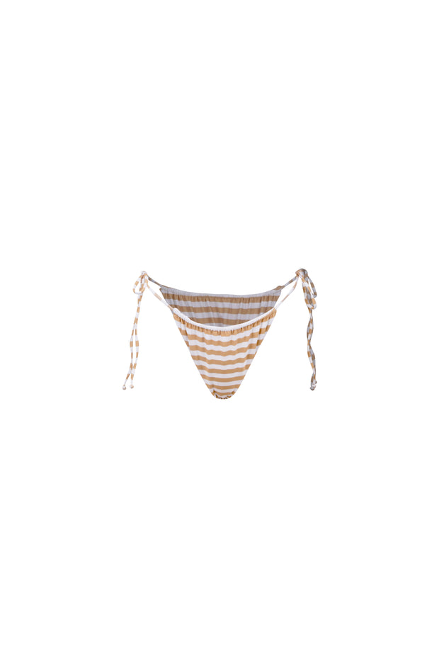 Kate String Bottom (Tan White Stripe)