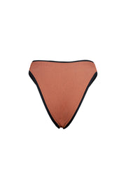 The Grace Bottom (Faux Suede Burnt Sienna/Black)