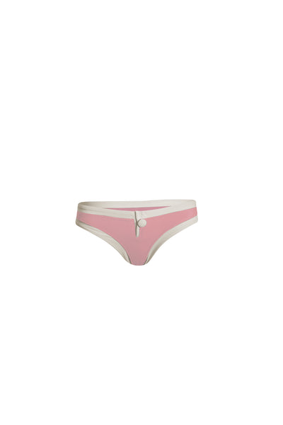 The Grace Brief (Ribbed Blush/Cream)