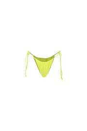 Kate String Bottom (Faux Suede Citron)