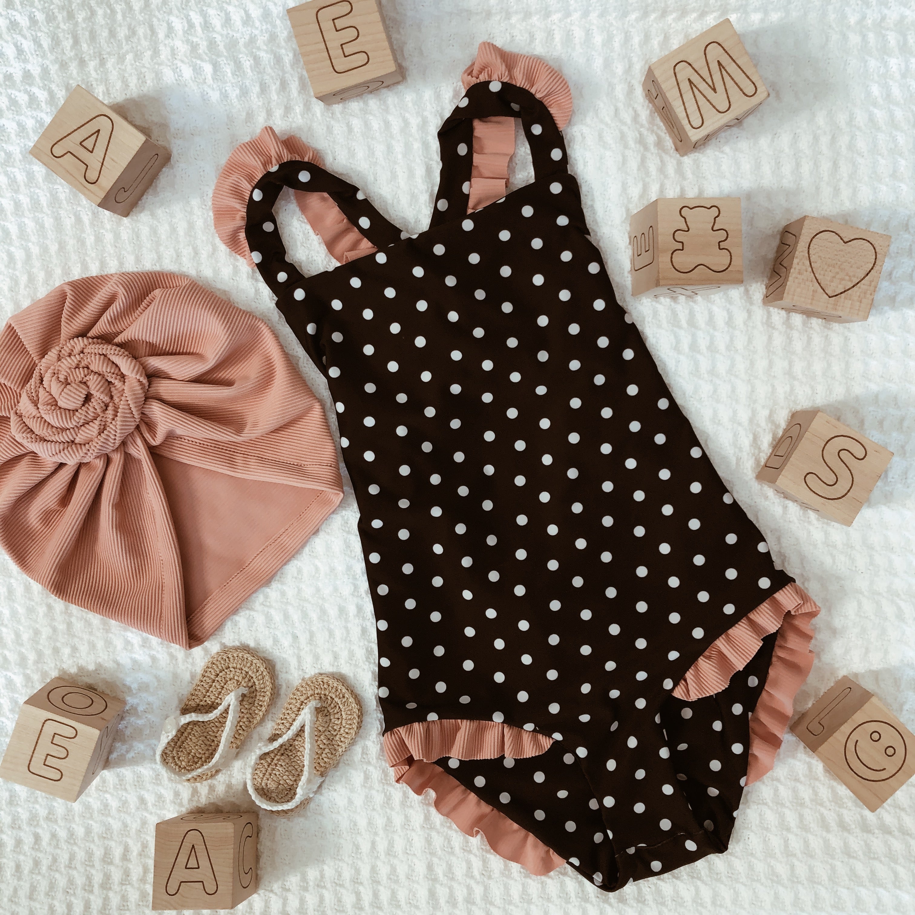 【ANDRESD】flocky dot one piece flocky dot one piece | ANDRESD