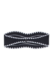The Babe Bandeau Top (Noir/Blanc)