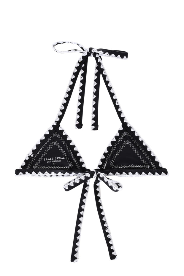 The Catch Triangle Top (Noir/Blanc)