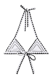 The Catch Triangle Top (Blanc/Noir)
