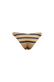 V Brief Bottom (Cashew Black Stripe)