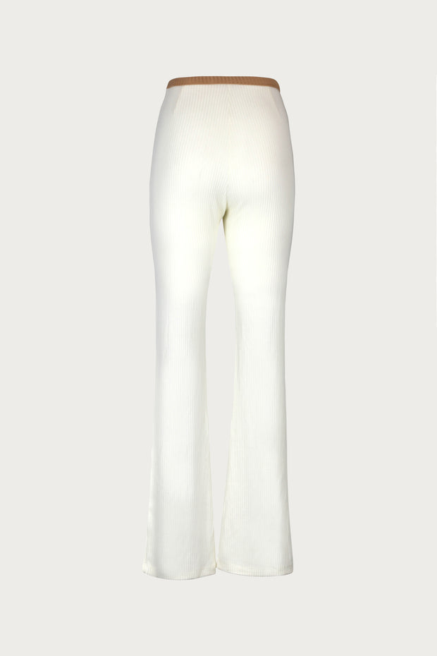 GRACE KNIT PANT (CREAM/TAUPE)