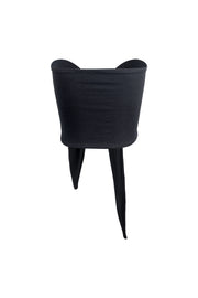 Multiwear Top/Sarong (Faux Suede Black)