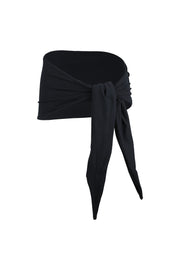 Multiwear Top/Sarong (Faux Suede Black)