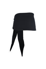 Multiwear Top/Sarong (Faux Suede Black)