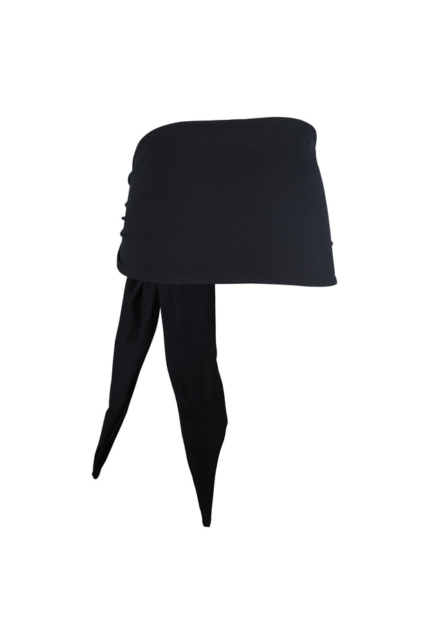 Multiwear Top/Sarong (Faux Suede Black)