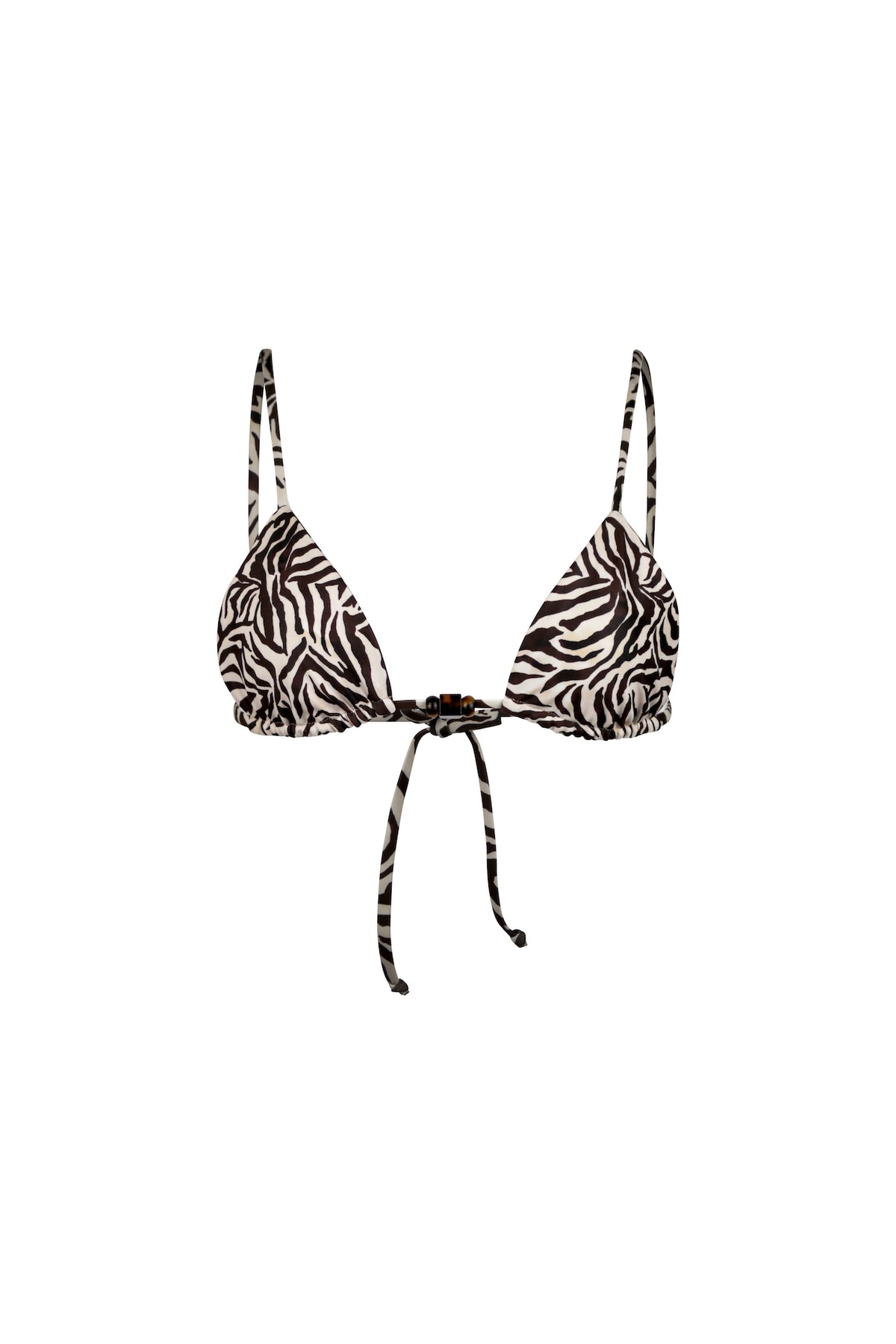 Naomi Triangle Top (Ivory Zebra) – SAME