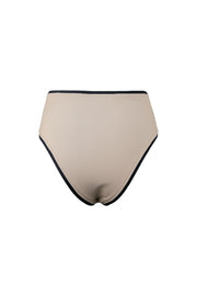 The Grace High Rise (Ribbed Taupe/Ribbed Black)