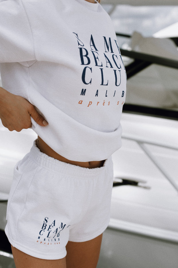 SWEATSHORT (WHITE)