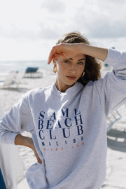 BEACH CLUB SWEATSHIRT (GRAY)