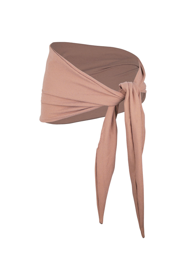Multiwear Top/Sarong (Faux Suede Clay)