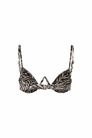 V Underwire Bra (Ivory Zebra)