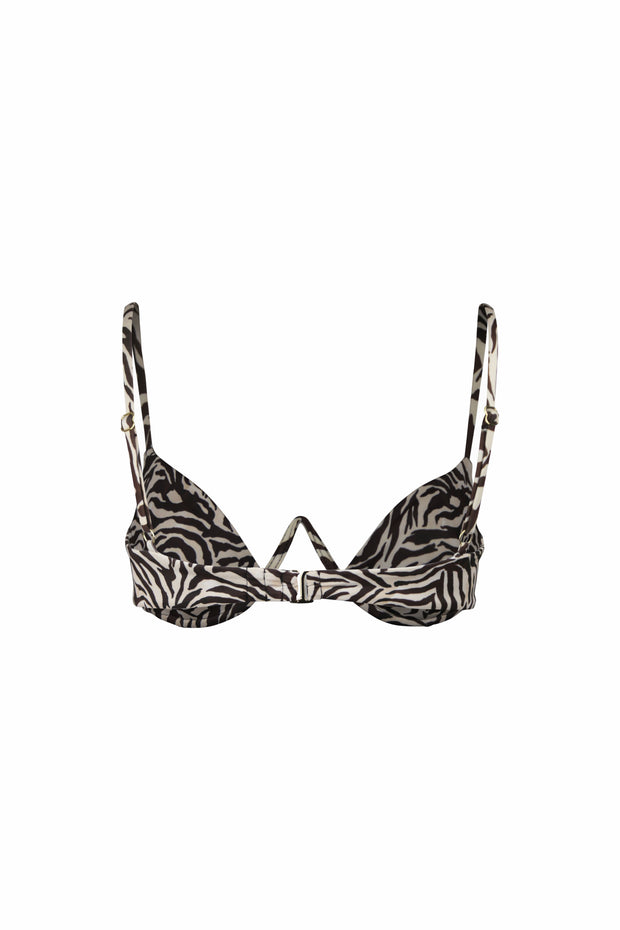 V Underwire Bra (Ivory Zebra) – SAME