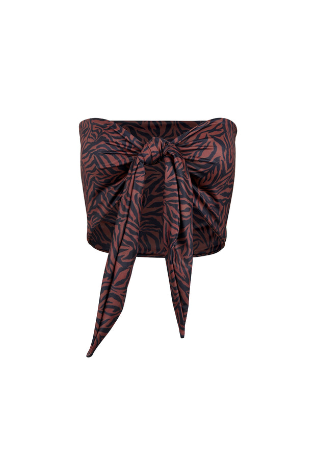 Multiwear Top/Sarong (Onyx Zebra)