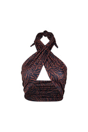 Multiwear Top/Sarong (Onyx Zebra)
