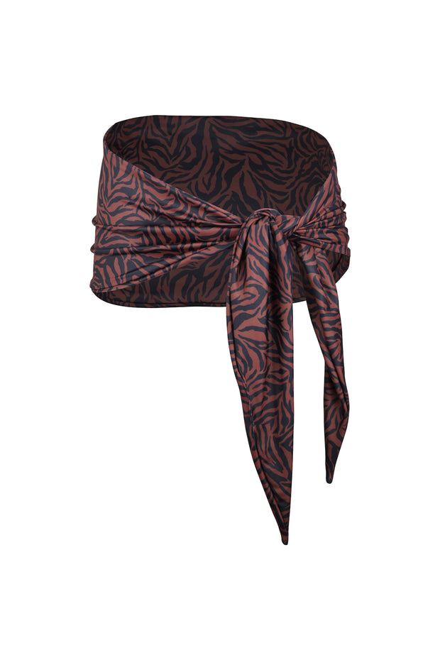 Multiwear Top/Sarong (Onyx Zebra)