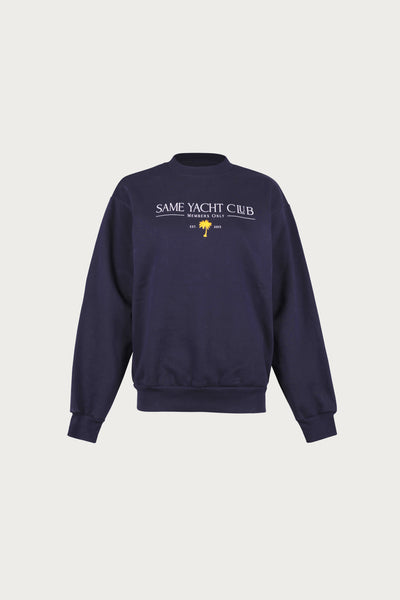 YACHT CLUB SWEATSHIRT (MIDNIGHT NAVY)