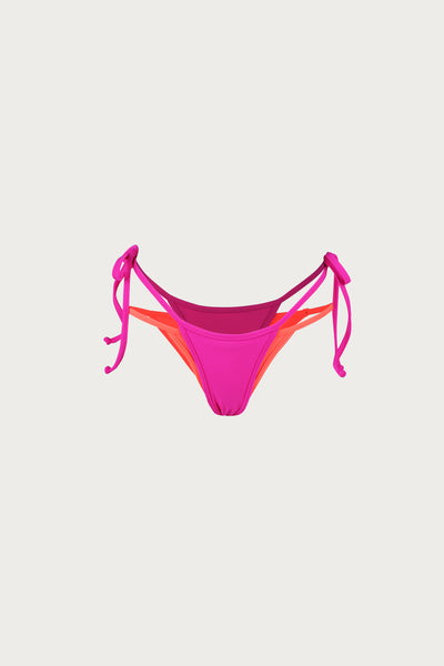 Double Layer Bottom (Fuchsia/Orange)