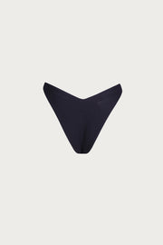 Pierced Bottom (Faux Suede Black)