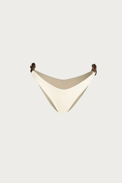 Tortoise Chain Brief (Faux Suede Cream)