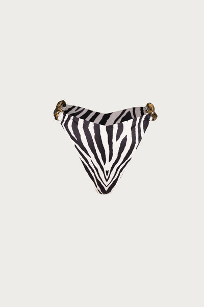 Gold Chain High Rise (Zebra)