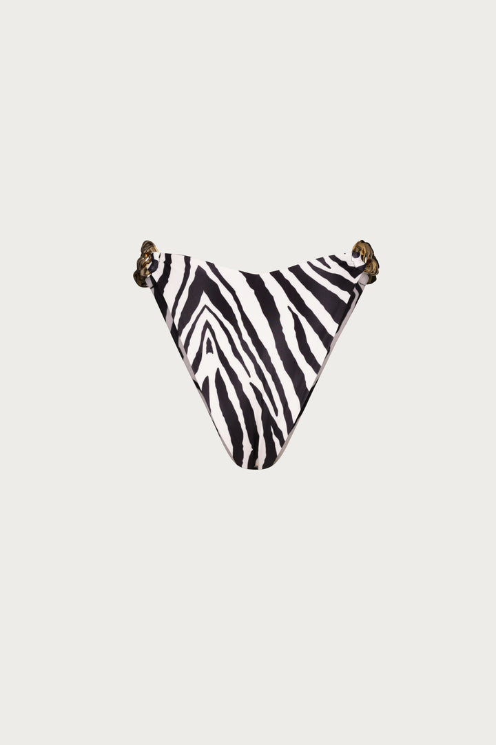 Gold Chain High Rise (Zebra)