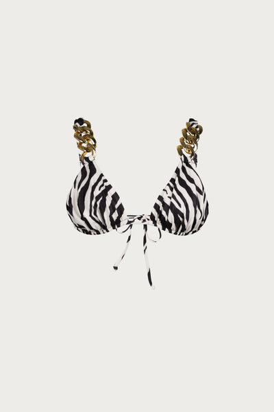 Gold Chain Triangle (Zebra)