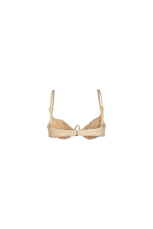 V Underwire Bra (Basketweave)