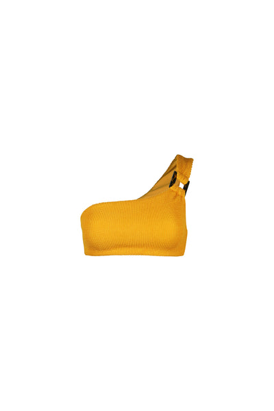 Celine Top (Textured Mustard)