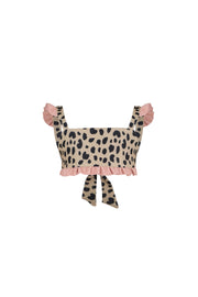 mini me top (leopard/ribbed blush)