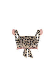 mini me top (leopard/ribbed blush)