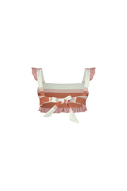 mini me top (cream camel blush stripe/ribbed blush)