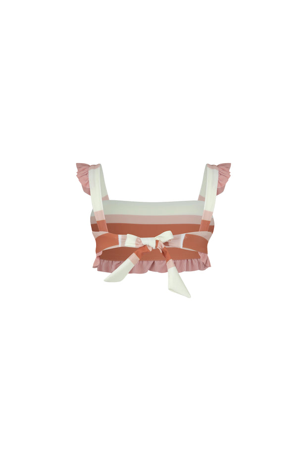 mini me top (cream camel blush stripe/ribbed blush)
