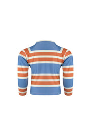 unisex rashguard (camel cream slate stripe)