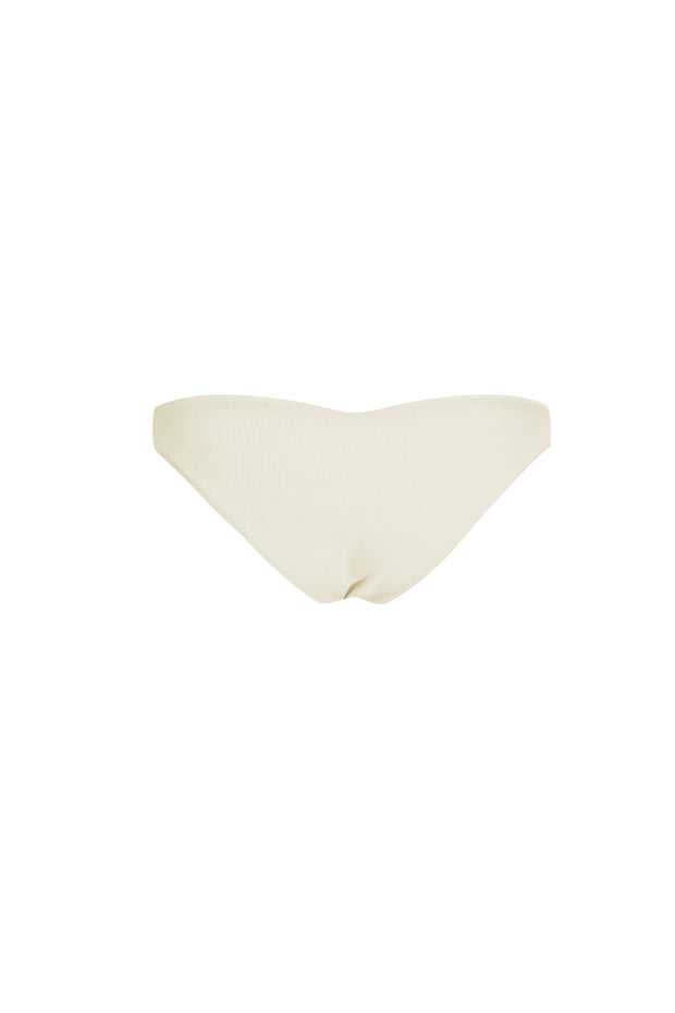 V Brief Bottom (Ribbed Cream)