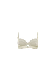 Bustier Bra Top (Ribbed Cream)