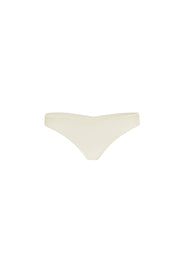 V Brief Bottom (Ribbed Cream)