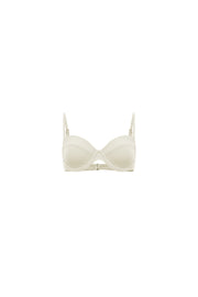 Bustier Bra Top (Ribbed Cream)