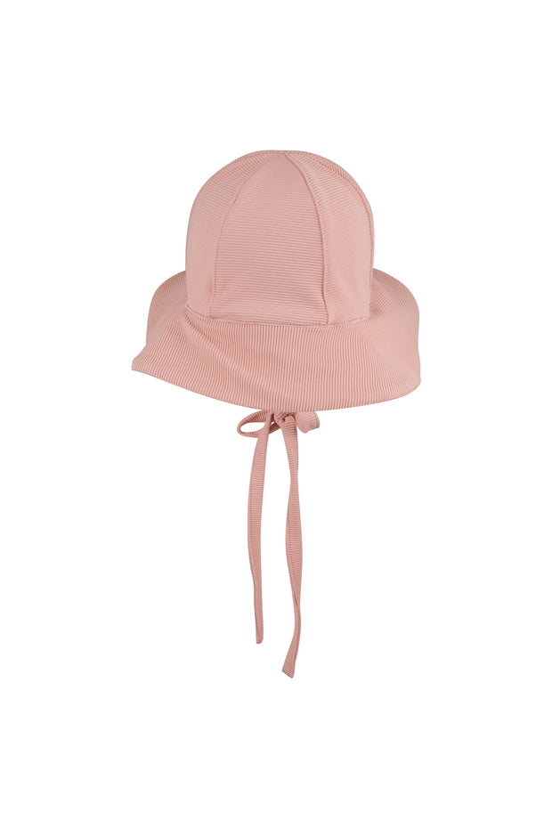 sun hat (ribbed blush)